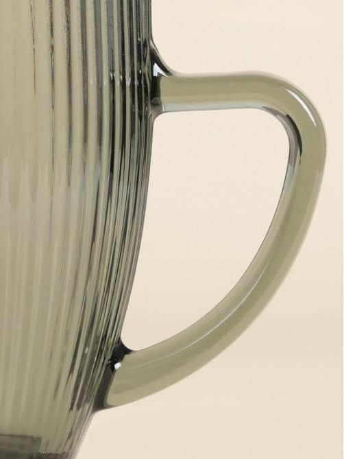 Кувшин SL Home «Модерн», 1.2 л, 19.5×13×18.5 см, стекло, графитовый