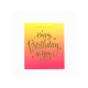 Пакет ламинированный Happy Birthday, M 26×30×9 см