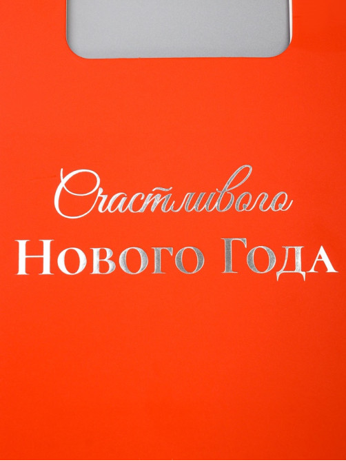 Пакет подарочный новогодний, с вырубной ручкой «Лучший подарок» 18×23×9 см