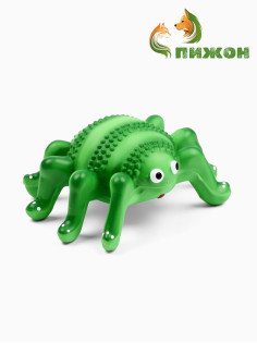 Пищащая игрушка для собак «Паук», 12×8 см, латекс