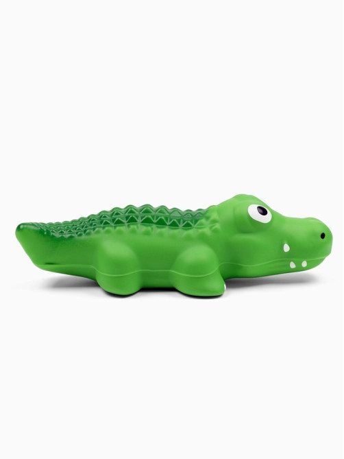 Пищащая игрушка для собак «Крокодил», 20.5×6.5 см, латекс