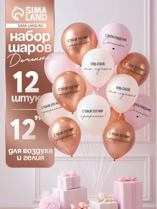 Воздушные шары латексные 12