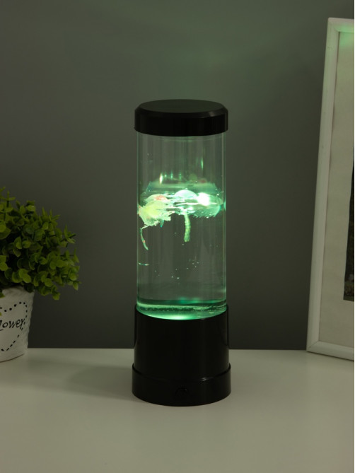 Светильник «Медузы» LED, RGB, USB, 3-5 Вт, 9×9×25.5 см, чёрный