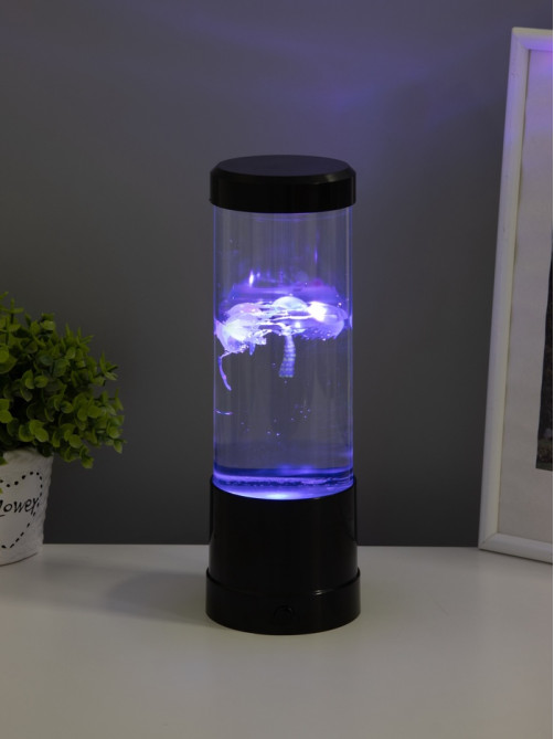 Светильник «Медузы» LED, RGB, USB, 3-5 Вт, 9×9×25.5 см, чёрный