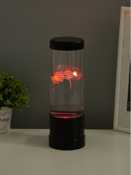 Светильник «Медузы» LED, RGB, USB, 3-5 Вт, 9×9×25.5 см, чёрный