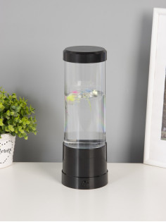 Светильник «Медузы» LED, RGB, USB, 3-5 Вт, 9×9×25.5 см, чёрный