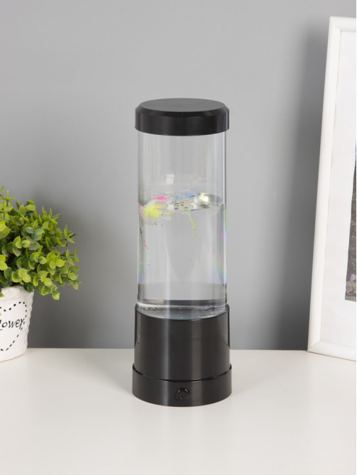 Светильник «Медузы» LED, RGB, USB, 3-5 Вт, 9×9×25.5 см, чёрный