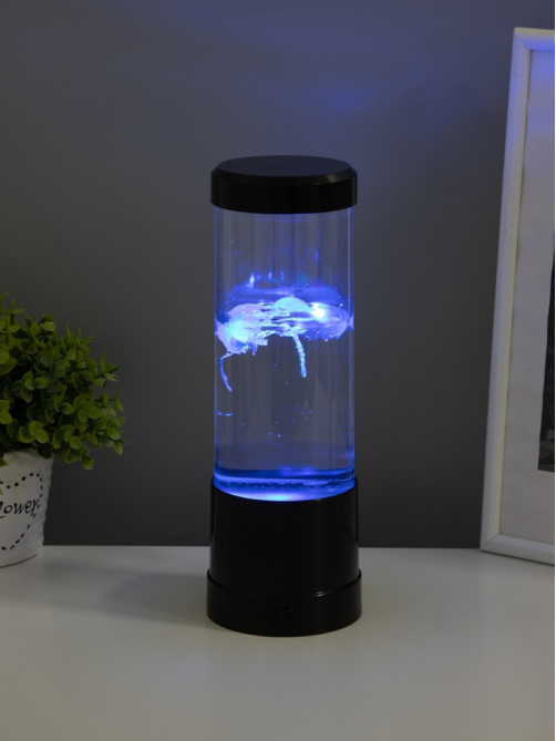 Светильник «Медузы» LED, RGB, USB, 3-5 Вт, 9×9×25.5 см, чёрный