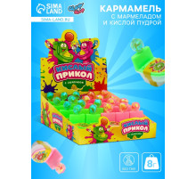 Карамель «Кислый горшочек» с мармеладом и взрывной карамелью ассорти, 1 шт.