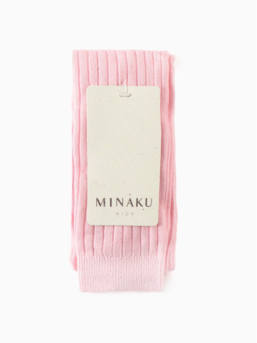 Лосины детские с лямками MINAKU, рост 86-92 см, розовые