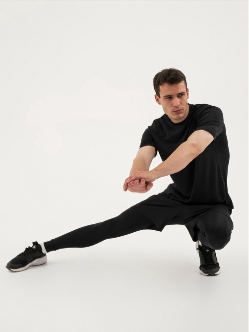 Тайтсы мужские Resport, размер 48, чёрные