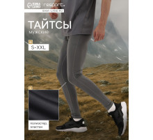 Тайтсы мужские Resport, размер 48, серые