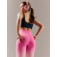 Легинсы спортивные женские MINAKU: SPORTLY, розовые, размер 46 (L)