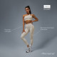 Легинсы женские спортивные ONLYTOP Base, размер 44 (M), бежевые