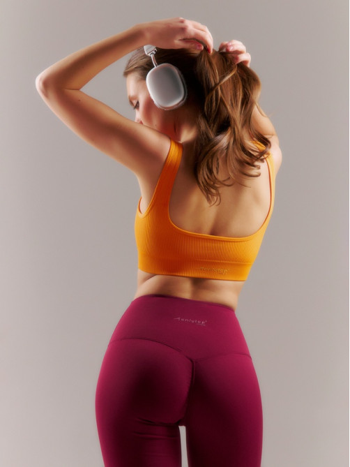 Легинсы женские спортивные ONLYTOP Sculpt, размер 46 (L), цвет сливовый