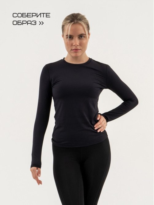 Легинсы женские спортивные с компрессией Resport, размер 44 (S), чёрные