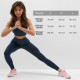 Легинсы спортивные женские MINAKU: SPORTLY, синие, размер 46 (L)