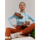 Легинсы спортивные женские MINAKU: SPORTLY, коричневые, размер 44 (M)