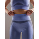 Легинсы спортивные женские MINAKU: SPORTLY, фиолетовые, размер 44 (M)