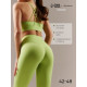 Легинсы женские спортивные ONLYTOP Sculpt, размер 42 (S), зелёные