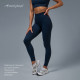 Легинсы женские спортивные в рубчик ONLYTOP, размер 42 (S), синие