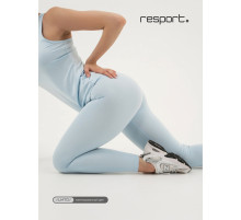 Легинсы женские спортивные Resport, размер 50 (XL), голубые
