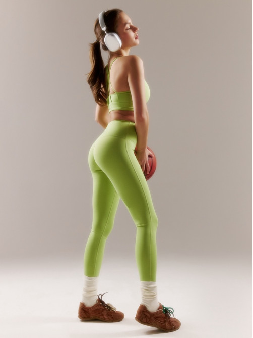Легинсы женские спортивные ONLYTOP Sculpt, размер 44 (M), зелёные