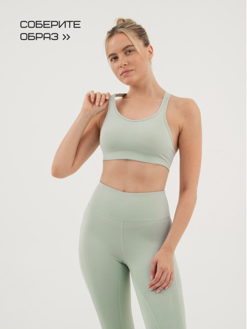 Легинсы женские спортивные с компрессией Resport, размер 50 (XL), цвет мятный
