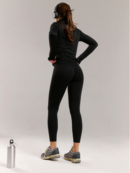 Легинсы женские спортивные Resport, размер 48 (L), чёрные