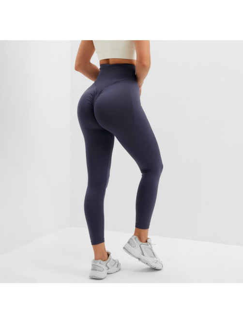 Легинсы спортивные женские MINAKU: SPORTLY, синие, размер 46 (L)
