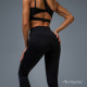 Легинсы женские спортивные ONLYTOP Base, размер 42 (S), чёрные