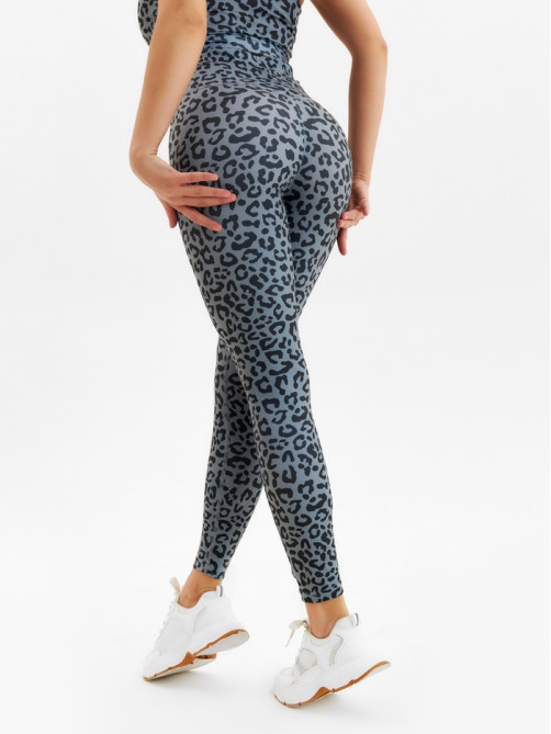 Легинсы спортивные женские MINAKU, чёрные, размер 44