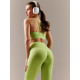Легинсы женские спортивные ONLYTOP Sculpt, размер 44 (M), зелёные