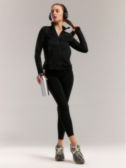 Легинсы женские спортивные Resport, размер 50 (XL), чёрные