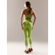 Легинсы женские спортивные ONLYTOP Sculpt, размер 42 (S), зелёные