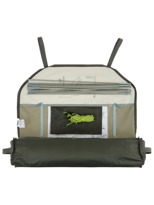 Палатка туристическая 2-местная maclay FISHT 2, 205×150×105 см, трекинговая, однослойная, зелёная