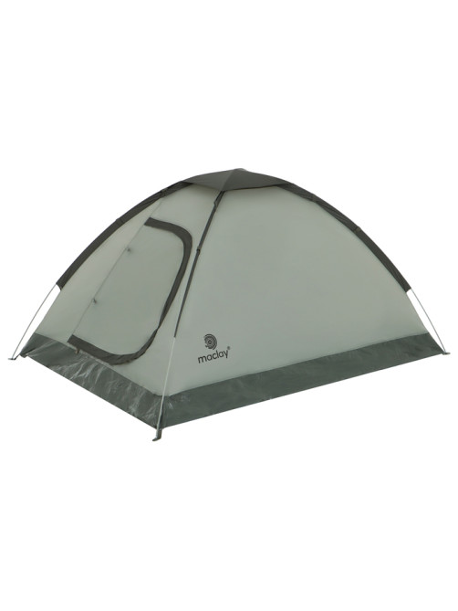Палатка туристическая 2-местная maclay FISHT 2, 205×150×105 см, трекинговая, однослойная, зелёная