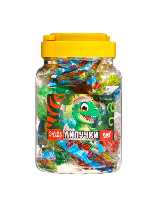 Липучка Funny toys «Булава»дино, МИКС, в банке