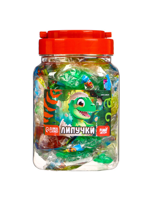 Липучка Funny toys «Булава»дино, МИКС, в банке