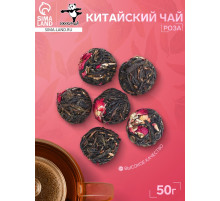 Китайский связанный зеленый чай «ДЖЕКИЧАЙ» Роза, 50 г