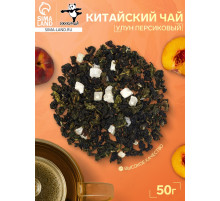 Зелёный чай китайский листовой «Улун персиковый», 50 г
