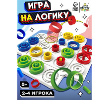 Настольная игра для детей на логику Лас Играс KIDS «Логикруг», 2-4 игрока, 5+
