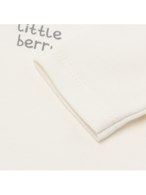 Лонгслив детский «Крошка Я» Little berry, рост 62-68 см, цвет молочный