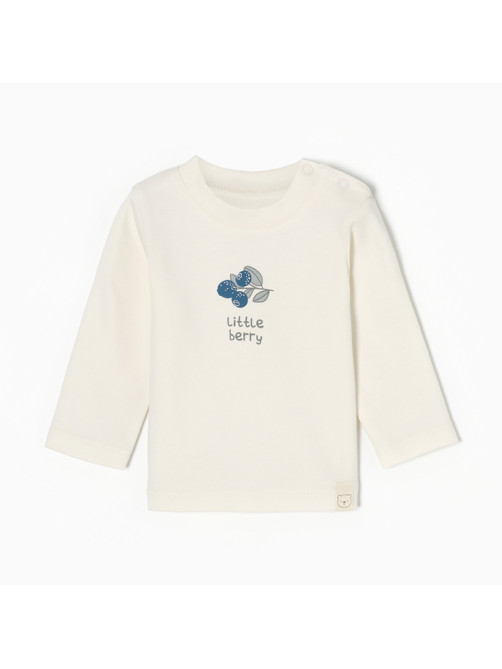Лонгслив детский «Крошка Я» Little berry, рост 62-68 см, цвет молочный
