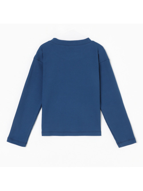 Лонгслив для девочки KAFTAN: Blueberry, размер 36 (134-140 см)