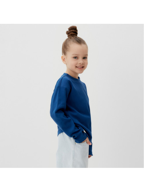 Лонгслив для девочки KAFTAN: Blueberry, размер 36 (134-140 см)
