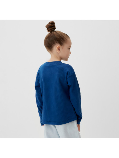 Лонгслив для девочки KAFTAN: Blueberry, размер 36 (134-140 см)