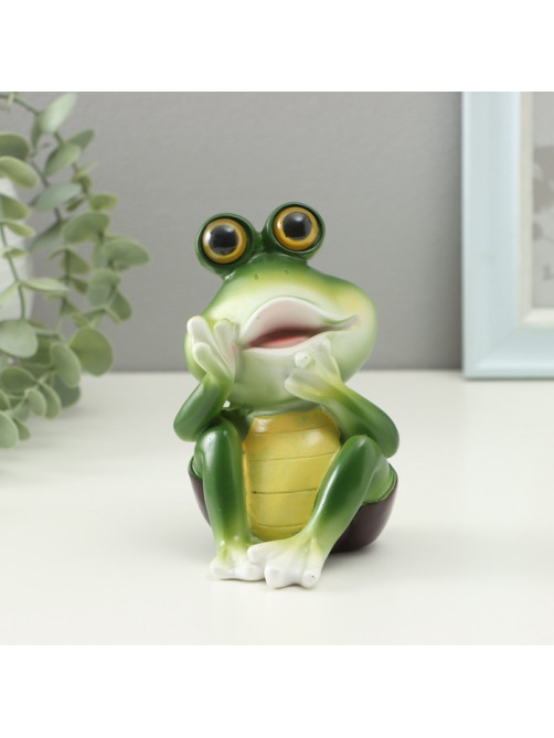 Фигурка полистоун TAKE IT EASY «Лягушонок», 7×9.5×11.5 см