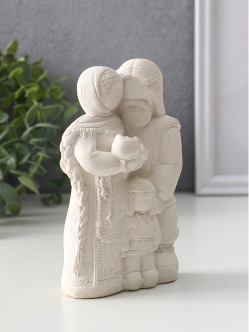 Фигурка «Семейный оберег», 14×8.5×6 см, натуральный