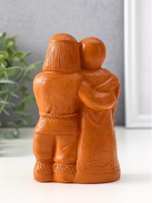 Фигурка «Семейный оберег», 14×8.5×6 см, красная глина